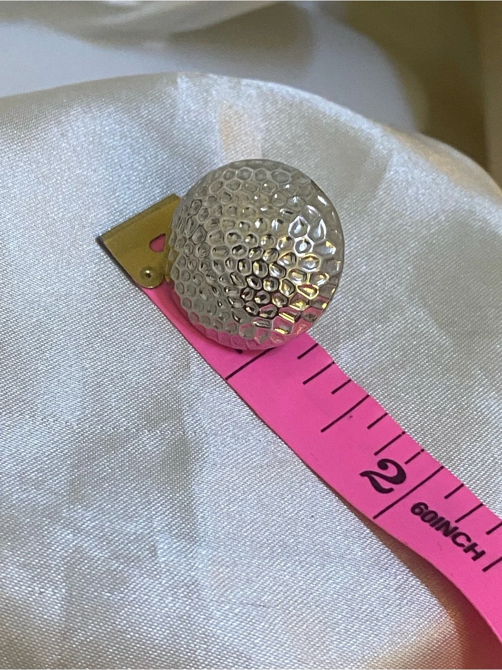 Vintage 1980s Silver Tone Hammered Dome Pierced Earrings Oversized